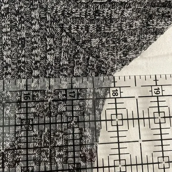 Lark and Ro Sweater Dress Knit Ribbed Short Sleeve Cowl Neck Large New w/o Tag - Picture 7 of 8